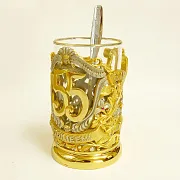 Подстаканник для чая «55 лет» — красивый подарок — фотография 2