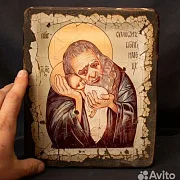 На память: Икона авторская "Святой Симеон Богоприимец" — фотография 1