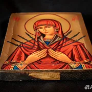 Подарочная икона Богородицы "Умягчение злых сердец" — фотография 3