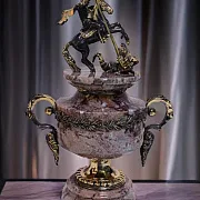 Ручная работа: Кубок «Георгий Победоносец» из латуни и бронзы с креноидом — фотография 1