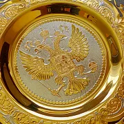 Подарочная декоративная тарелка "Гербовая". Златоуст — фотография 2