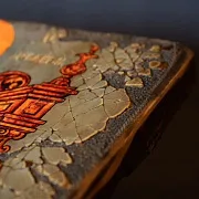 Подарочная икона деревянная "Спас-Вседержитель на троне" — фотография 11