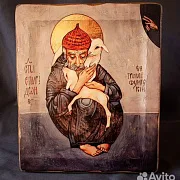 На память: Икона с ковчегом "Спиридон Тримифунтский" — фотография 1