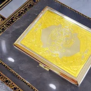 Портсигар "Российский"/ на 9 сигарет. Златоуст — необычный подарок — фотография 1
