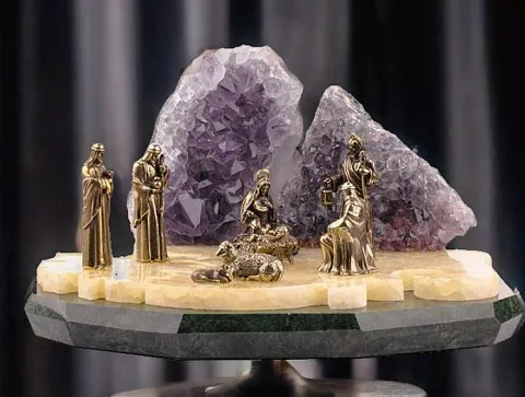 Бронзовая композиция «Рождество Христово» — красивый подарок