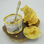 Медовница на агате. Златоуст — красивый подарок — фотография 4