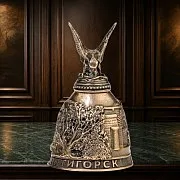 Ручная работа: Бронзовый колокольчик «Пятигорск. Озеро Провал» — фотография 1