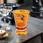 Стопка для водки из камня (янтарь) — оригинальный подарок — фотография 1