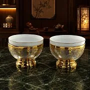 В подарок: Чайные пиалы "Цветущий сад". Златоуст — фотография 1