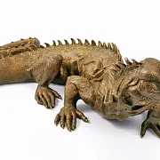 Скульптура из бронзы «Игуана» — необычный подарок — фотография 2