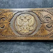 Подарочные резные деревянные нарды «Держава» — фотография 5