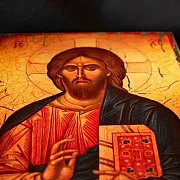 В подарок: Икона "Христос Вседержитель" дерево, ручная работа — фотография 5