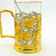 Латунный подстаканник «МЧС» — красивый подарок — фотография 6