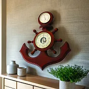 Барометр-гигрометр «М-06» в форме якоря — оригинальный подарок — фотография 1