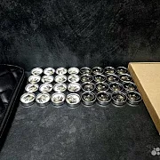 Комплект стальных фишек для нард «Золотая корона» — красивый подарок — фотография 10