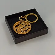 Брелок «Рак» с фианитом и позолотой в подарок — фотография 3