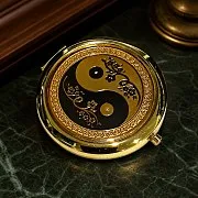 Карманное зеркало «Инь-Ян» — красивый подарок — фотография 1