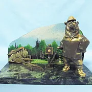 Бронзовая композиция «Железные дороги» — оригинальный подарок — фотография 2