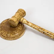 Судейский и аукционный молоток из карельской берёзы — оригинальный подарок — фотография 2