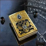 Сувенирная зажигалка Zippo "Герб" — оригинальный подарок — фотография 1