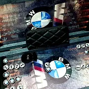 Нарды под стеклом «BMW M5» — оригинальный подарок — фотография 5