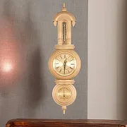 Метеостанция «Белая» М-03 с часами — оригинальный подарок — фотография 1