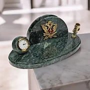 Часы «Престиж» с гербом УИС и подставками — оригинальный подарок — фотография 1