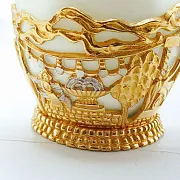 На память: Сувенирная кофейная чашка "На ярмарке" — фотография 2