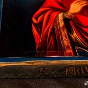 Богоматерь "Умягчение злых сердец" икона дерево — оригинальный подарок — фотография 5