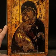 Икона Божией матери Владимирская — необычный подарок — фотография 1